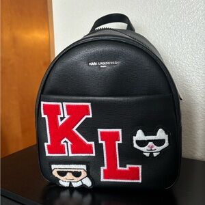 Karl Lagerfeld Black backpack